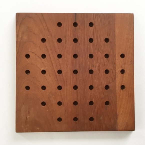 Solitaire Skjode Skjern Danmark Teak Wood Game Board Only by Piet Hein - Picture 1 of 9